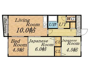 小林ビル【403号室】の間取り