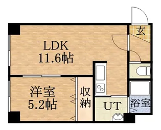 フロムコート【4階】の間取り