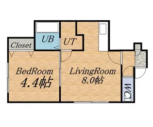 アークコート栄通17【2階】の間取り