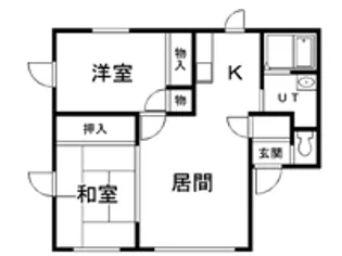 ルーエプラツ【202号室】の間取り