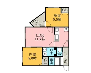 アメニティ・A1【4階】の間取り