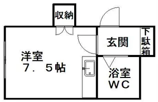 リバーハイツ【205号室】の間取り