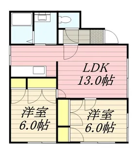 ソシアルトミイNO.32【1号室】の間取り