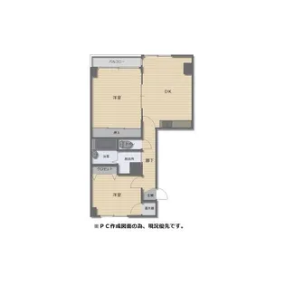 タウンヒル【501号室】の間取り