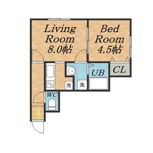 KAZU本通【1階】の間取り