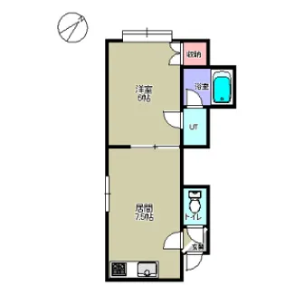 エミネンス栄通【202号室】の間取り