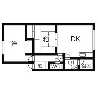 クリスタルパレス水晶宮【101号室】の間取り