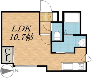 プレジール【4階】の間取り