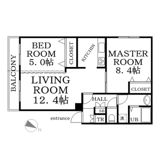 エムワイ本郷【301号室】の間取り