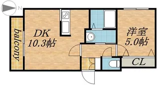 グラン・ピュア【4階】の間取り