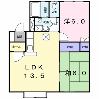 クレストール6&4【1階】の間取り