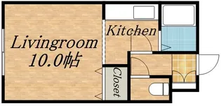 カンパーナ平岸【00110号室】の間取り