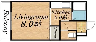 カンパーナ平岸【00310号室】の間取り