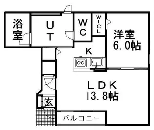 リル・ラフィユ【1階】の間取り