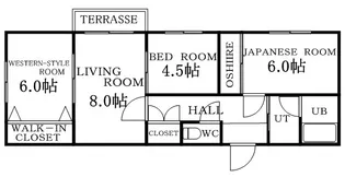 レジデンス丸亀【307号室】の間取り