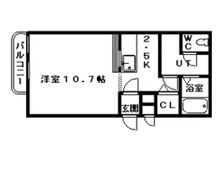 グランバリュー白石【00206号室】の間取り