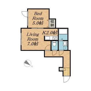 スタービレッジ【102号室】の間取り