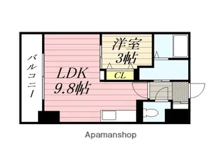 HF東札幌レジデンス【413号室】の間取り