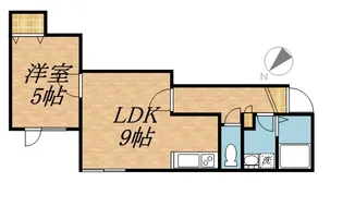 サリーヴィラ【101号室】の間取り