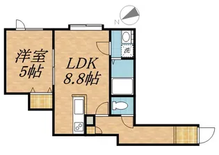 サリーヴィラ【102号室】の間取り