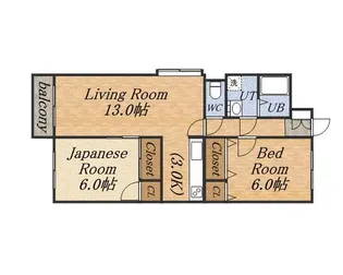 FLAT57【301号室】の間取り