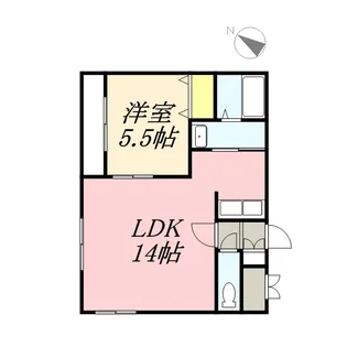 クラリス菊水V【4階】の間取り