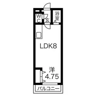 ミラバ澄川【2階】の間取り