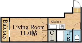 ヒルサイドシティ【103号室】の間取り