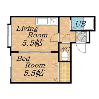 ハーベスト栄通【4階】の間取り