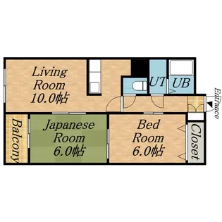 ΑNEXT平和通【4階】の間取り