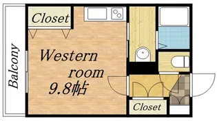 サンライトシティ豊平【4階】の間取り