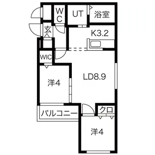 ブランシャール ELEGANCE【3階】の間取り