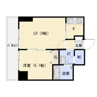 WILLDO南平岸【6階】の間取り