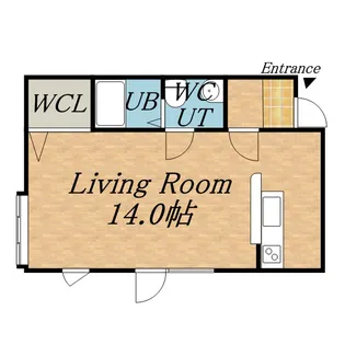 サンホーム館 R【201号室】の間取り