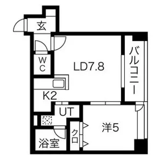 MARUKOH MS NO.1【402号室】の間取り
