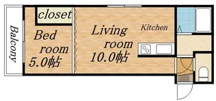 平岸パークヒルハイツ【9階】の間取り
