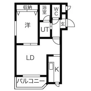 ビッコロ上町【2階】の間取り