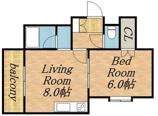 グランドール平岸512【302号室】の間取り