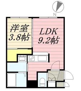 テラン厚別【2階】の間取り