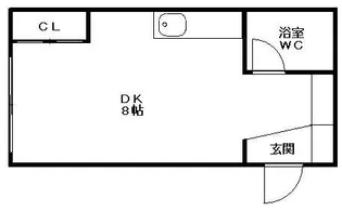ドリームシティ本郷【106号室】の間取り