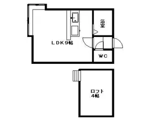 アムス倶楽部本郷通【201号室】の間取り