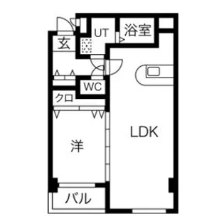 エクセレント平岸【3階】の間取り
