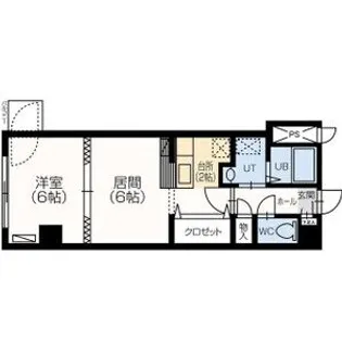 プロシード澄川【5階】の間取り