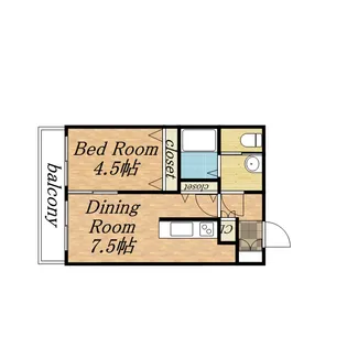 アルファコート平岸2条【3階】の間取り