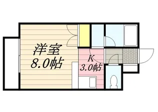 セゾンラメール【0401号室】の間取り