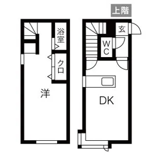 メゾンベルファム【1階】の間取り