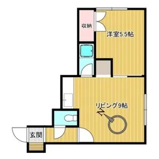 コート月寒【205号室】の間取り