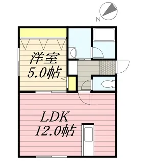 ロージー月寒東【3階】の間取り
