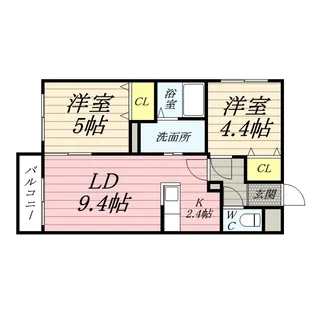 モコ南平岸【403号室】の間取り