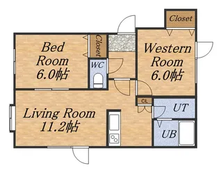 サニーハイツ【102号室】の間取り